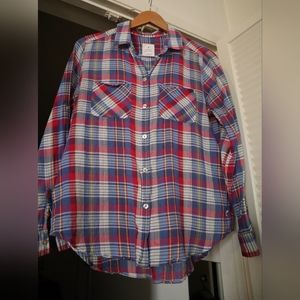 America Eagle Vintage Boyfriend Button Up